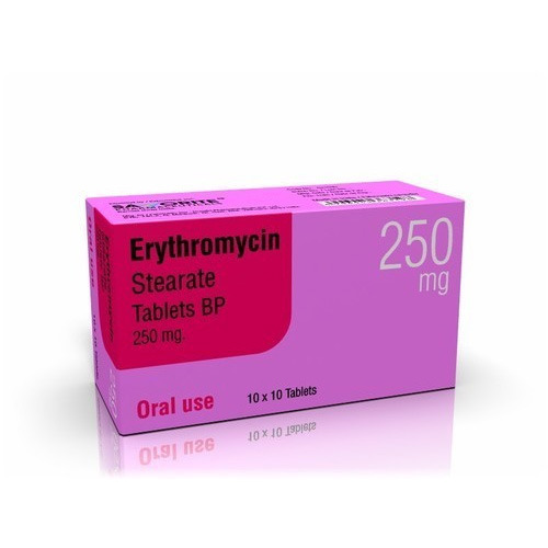 استخدامات اقراص ايرومايسين EROMYCIN 250MG TABLET (الاريثروميسين ) :