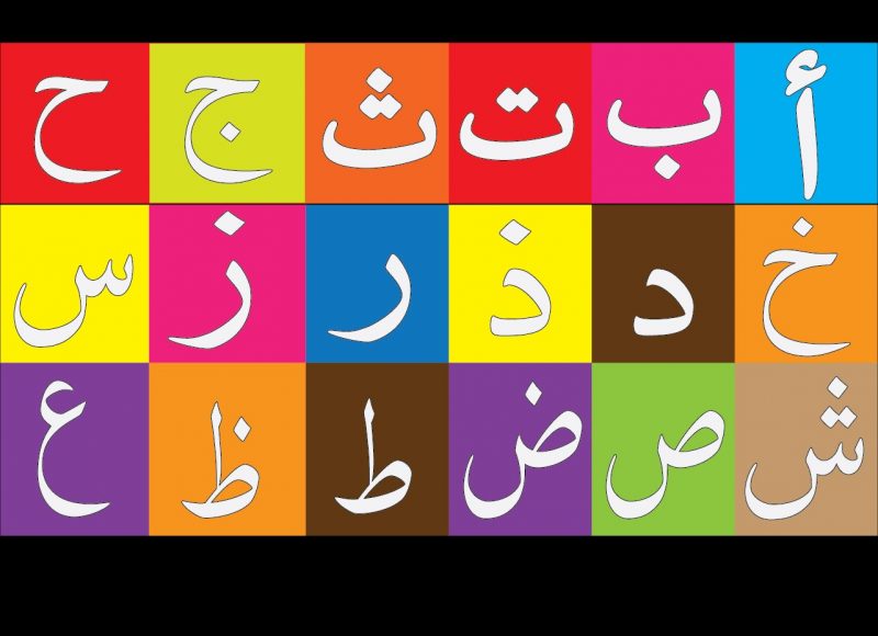 رسم الحروف العربية بطريقة فنية