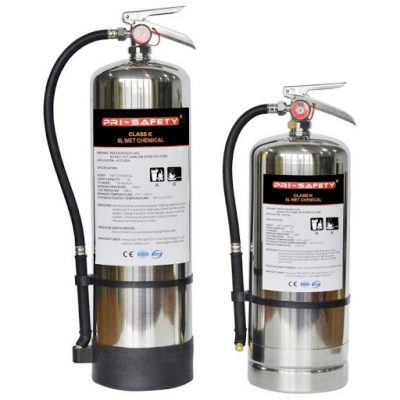 طفايات المواد الكيميائية الرطبة Wet chemical extinguishers